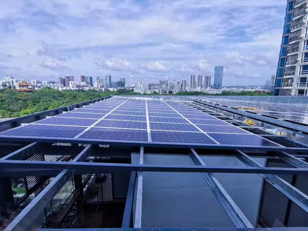 ประสิทธิภาพของ Solar pv ที่รองรับ - shenzhen bipv project
